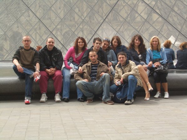 Gruppenfoto in Paris
